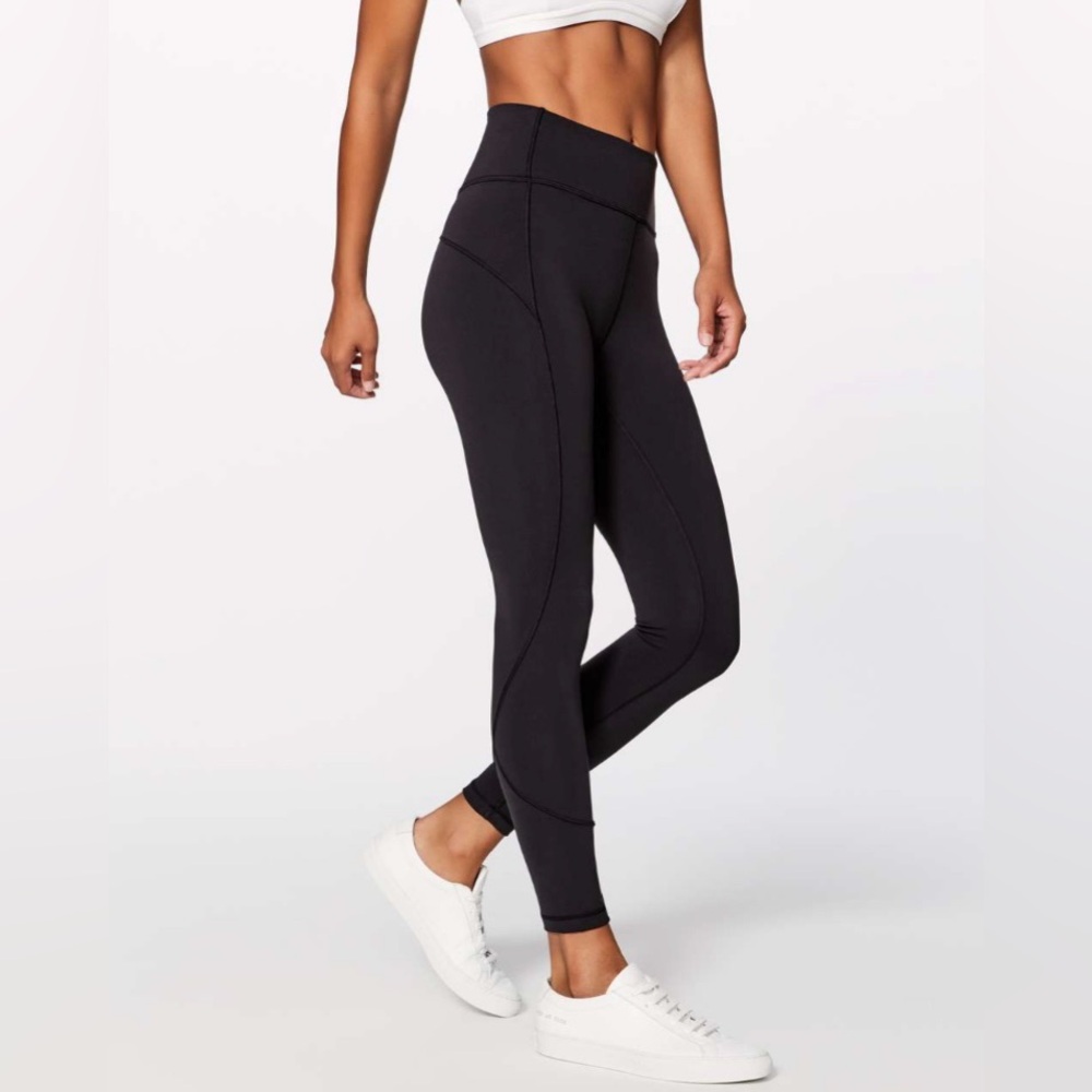 Lululemon In Movement 7/8 Tight *Everlux 25" in Black
